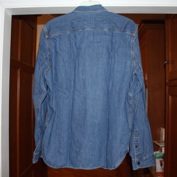 Gap 1969 Men's Western Demin Long Sleeve Shirt. Button Up. Size Large. - Picture 7 of 7